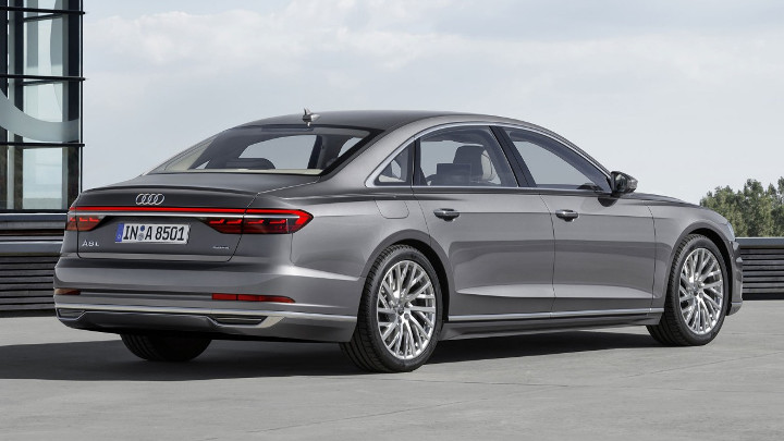 Audi A8 2017 back